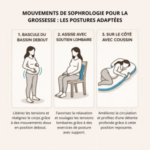 Les différents mouvements de sophrologie adpatés pour la grossesse